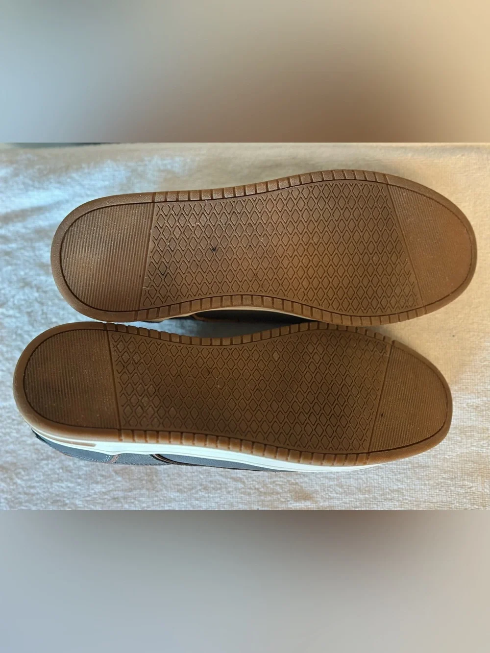 Steve Madden Jalen Men’s Gray Brown Casual Oxford Sneakers Size 9M